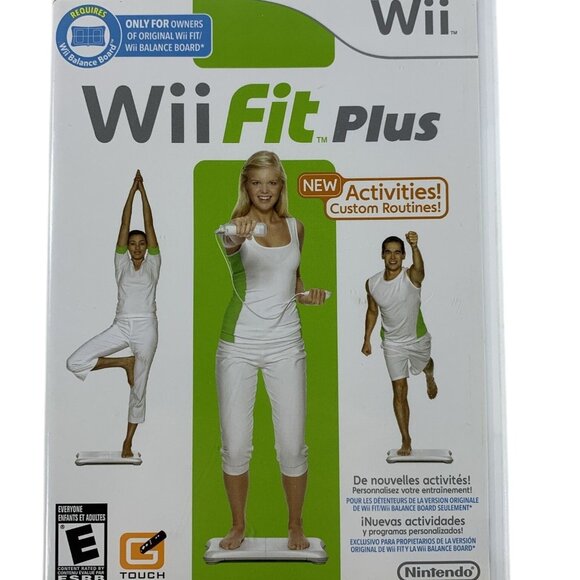 Wii Fit Plus Game For Nintendo Wii Complete with Manual Fitness Exercise Balance - Picture 1 of 5